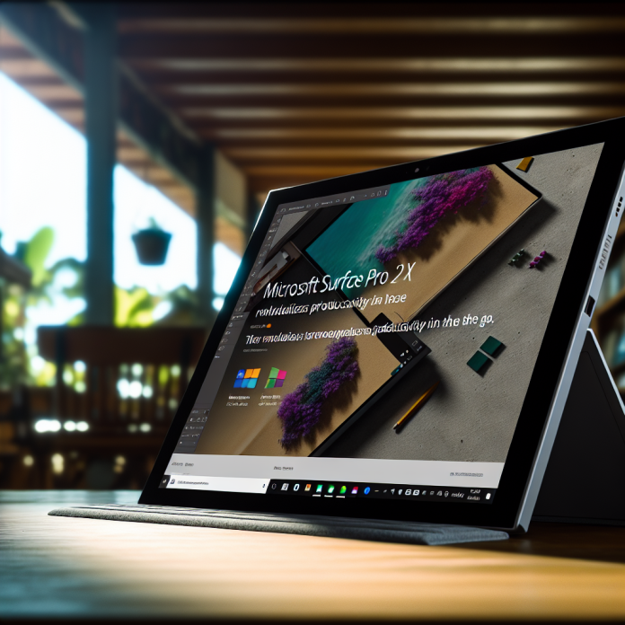 il Microsoft Surface Pro X: perfetto per la produttività in movimento